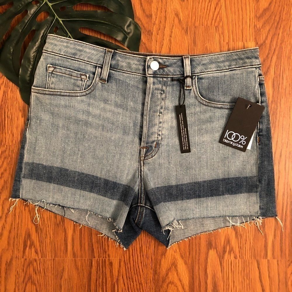 NEW J Brand Gracie High-Rise Denim Shorts Size 28